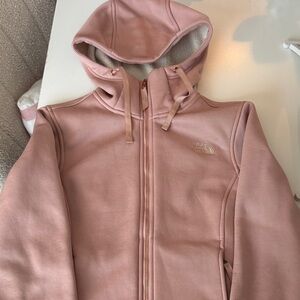 The North Face Blush Pink Fleece Full-Zip Jacket